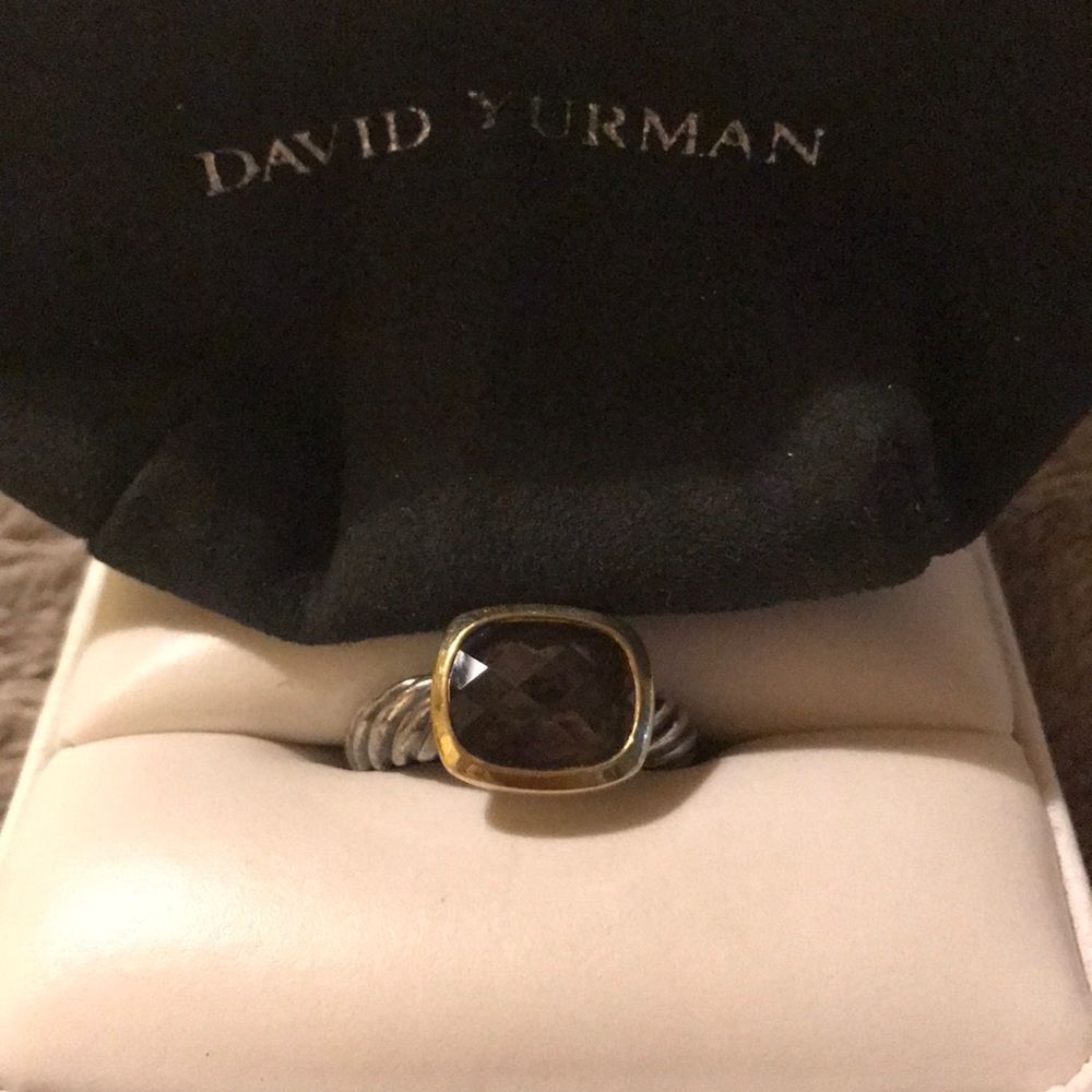 AUTHENTIC David Yurman: Noblesse smoky quartz ring